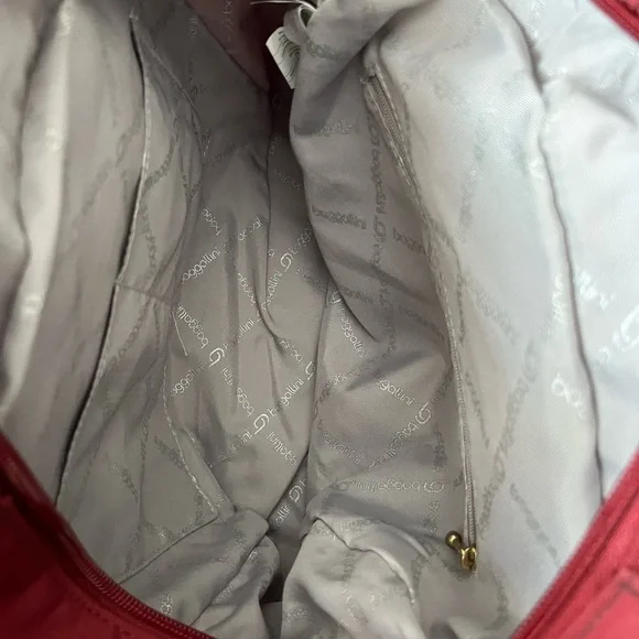 Women's Burgundy Baggallini Shoulder/backpack Bag - Classic Turn-Lock Tote - Picture 4 of 8